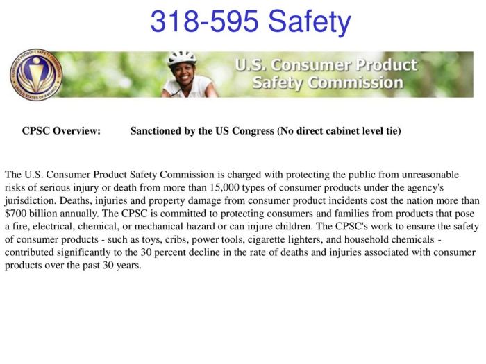 Consumer product safety regulations